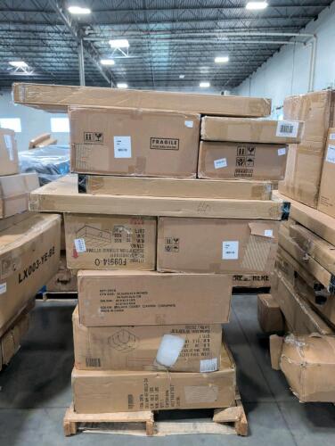 Sofa sectional , sofa, storage ottoman, cornhole boards and more