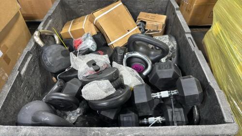 Bin of weights