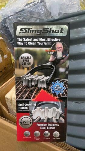 Window well inserts, slingshot grill cleaner, towels, popcorn machine, blinds, cookware, and more
