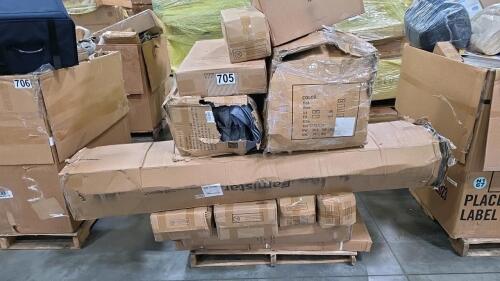 Miscellaneous furniture, camping COT, nightstand, mattress, & More