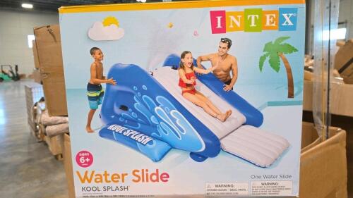 Rug pad, fishing poles multiple, waterslide, Post-it notes, towels, Flooring, & More