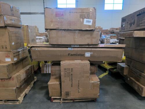 Sofa, multiple mattresses, another sofa, one piece toilet, door slab, & More
