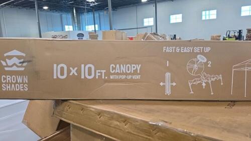 10x10 instant canopy, bath tissue, furniture, HomeGoods
