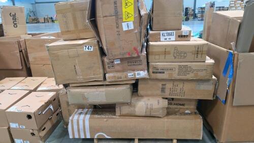 Miscellaneous furniture, mattresses, cushions, sofa piece, and more
