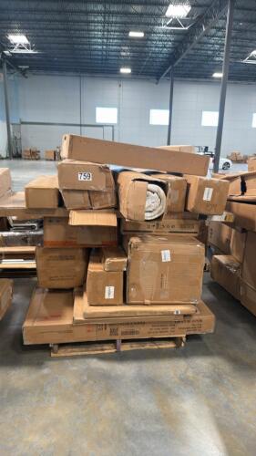 rolled mattresses and miscellaneous furniture