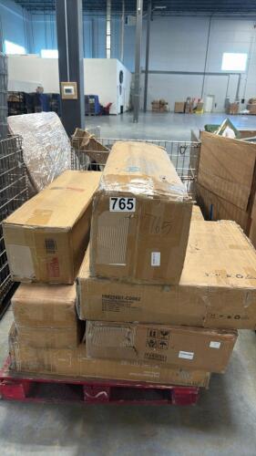 Dining table, mattress, miscellaneous furniture
