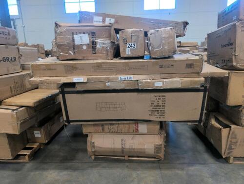 Miscellaneous furniture, sofa pieces, chair, 12 in full mattress & More