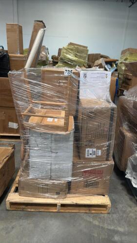 Eureka vacuum, GARVEE children's car, garbage can, Coleman 15 foot swimming pool, chair, & More