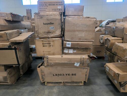 Miscellaneous furniture, massage chair box 1/2 only, BOSMILLER, & More