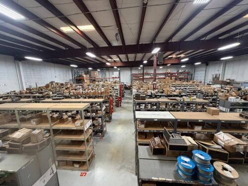 Mega Bulk Lot of Nuts/Bolts/Shelving contents