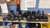 Shipping station contents , zebra scanners, computer monitors, multiple scales, filing cabinet, totes, labels, fans, desk/tables - 2