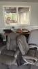 2 rooms and 2 closets with contents: including but not limited to desks, Phones, HP printer, computer, bookcase, books, filing cabinet, coffee maker, mini fridge, office chairs, tables, desks, drink holders, and more - 24