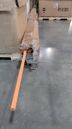 Multiple boxes of smoke detector pipe