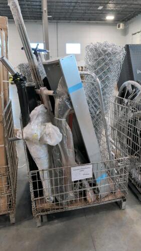 Chain-link fence, automotive parts, large rent, forklift TITAN attachment, water keys, & More
