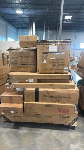 Sofa bed, BILITOK massage chair piece, furniture, cornhole boards, & More