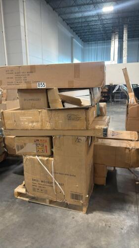 Miscellaneous furniture, toilet, mattresses, playpen, & More