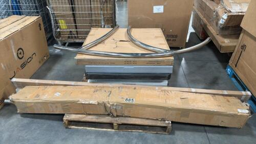 Multiple folding tables, blinds, handrail, & More