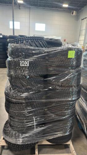 Approximately 25 tractor style and some off-road tires