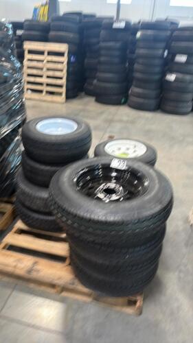 12 tires with rims