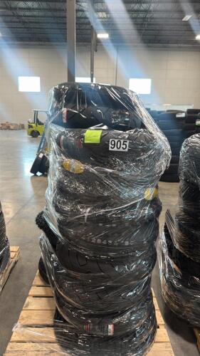 Approximately 22 motorcycle/dirtbike tire tires