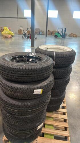 12 tires with rims