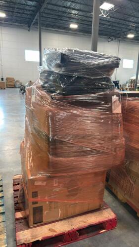 Details by Becky Owens dining set box 2/2 only leather chair out of box Customer return