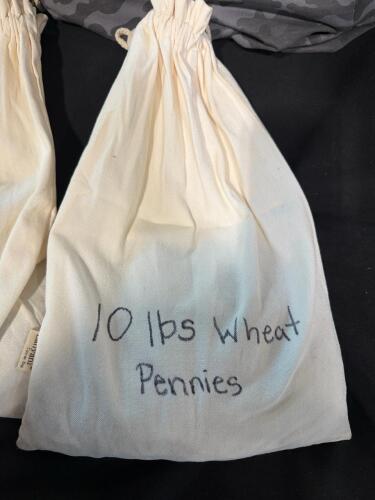 10lbs Wheat Pennies, unsearched 1909-1958