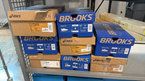 Shoes: Brooks and ASICS