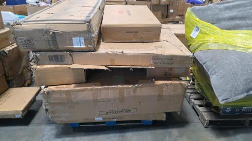 Miscellaneous furniture, two seater backrest piece, chair, and & More