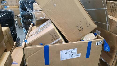Umbrella, ac unit, fire sticks, underlayment, and more
