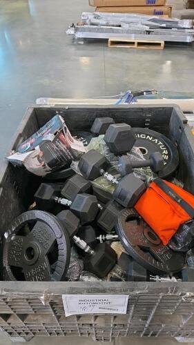 Bin of weights