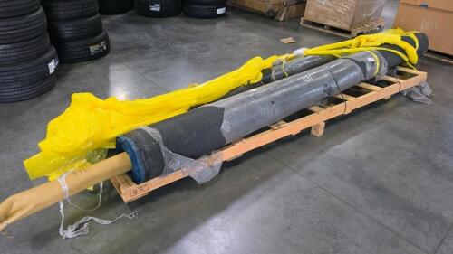 Large rolls of artificial turf