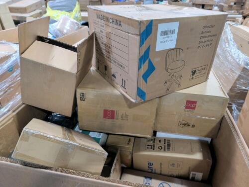 chair, BCP items, artificial flowers, small sterilite containers, mattress topper and more