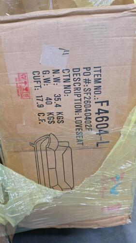 Loveseat, mattresses, miscellaneous furniture, storage box metal bed with Wood, & More