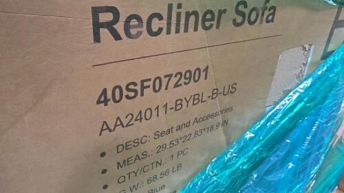 Recliner sofa, one piece toilet, storage boxes, KORSER, & More
