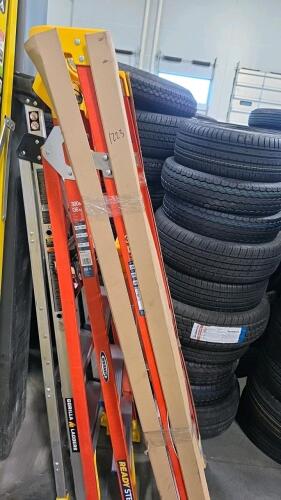 Three ladders