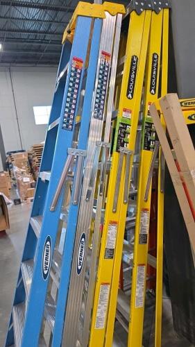 Werner and Louisville ladders 8 ft