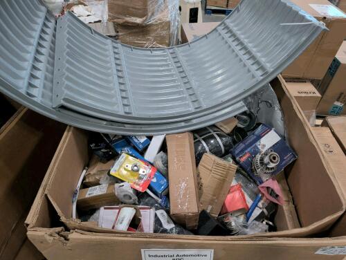 Industrial/automotive, alternator, car parts, LiftMaster power well, filters, netting, tires, window well inserts, privacy tarps, Wheel brackets, & More