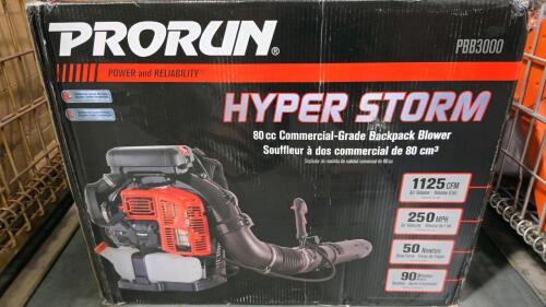 PRORUN hyper storm backpack blower