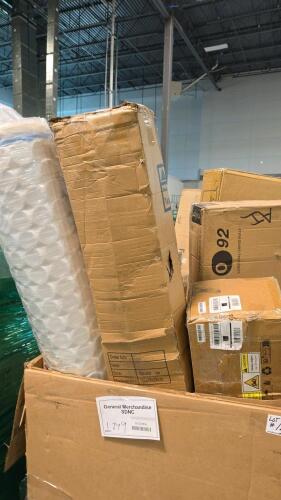Mattresses, trampoline box not complete, & More