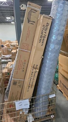 Kennel, better homes and gardens Oakley charcoal bed box one only, mattress, another mattress, gazebo piece & More