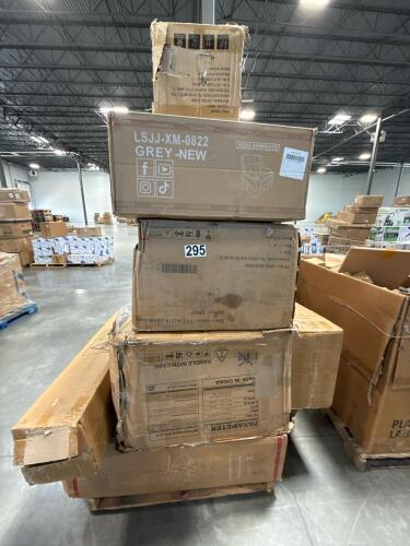 Misc furniture, chair, ottoman, round dining table piece and more