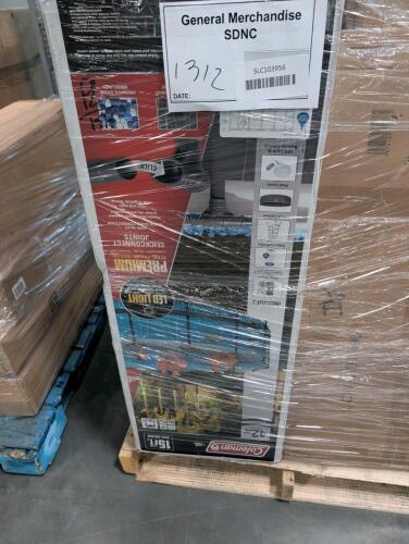Coleman swimming pool, furniture, and more