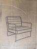 Miscellaneous furniture, channel club chair, multiple mattresses