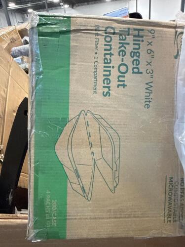 Take out food containers, chairs, Flooring, CDS, fishing pole, nightstand, & More