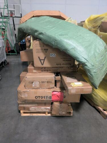 Miscellaneous furniture, automotive bumper, door panel, chair, & More