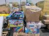 Inflatable H2O go, Bluey ride on car, Toy guns, dollhouse, another triple splash mega waterpark & More