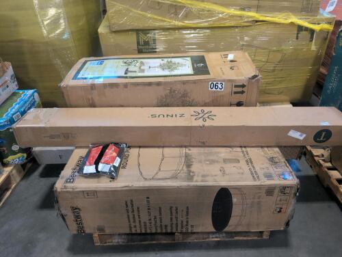 CGH olive tree, Theresa bedframe, ZINUS bed part, swimming pool box