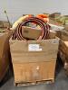 Hose, Pok&eacute;mon plushie, brizo, chopsticks, shampoo travel pump bottle, lighting, metal stakes, hardhat, and more
