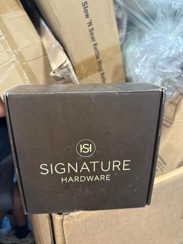 Garbage can, tubing, questions, kettle ring rotisserie kit, range hood, signature hardware, gloves, & More